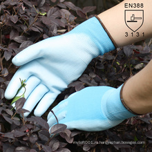 NMSAFETY экологически чистый полиэстер Подкладка с полиуретановым покрытием сад перчатки Новый 